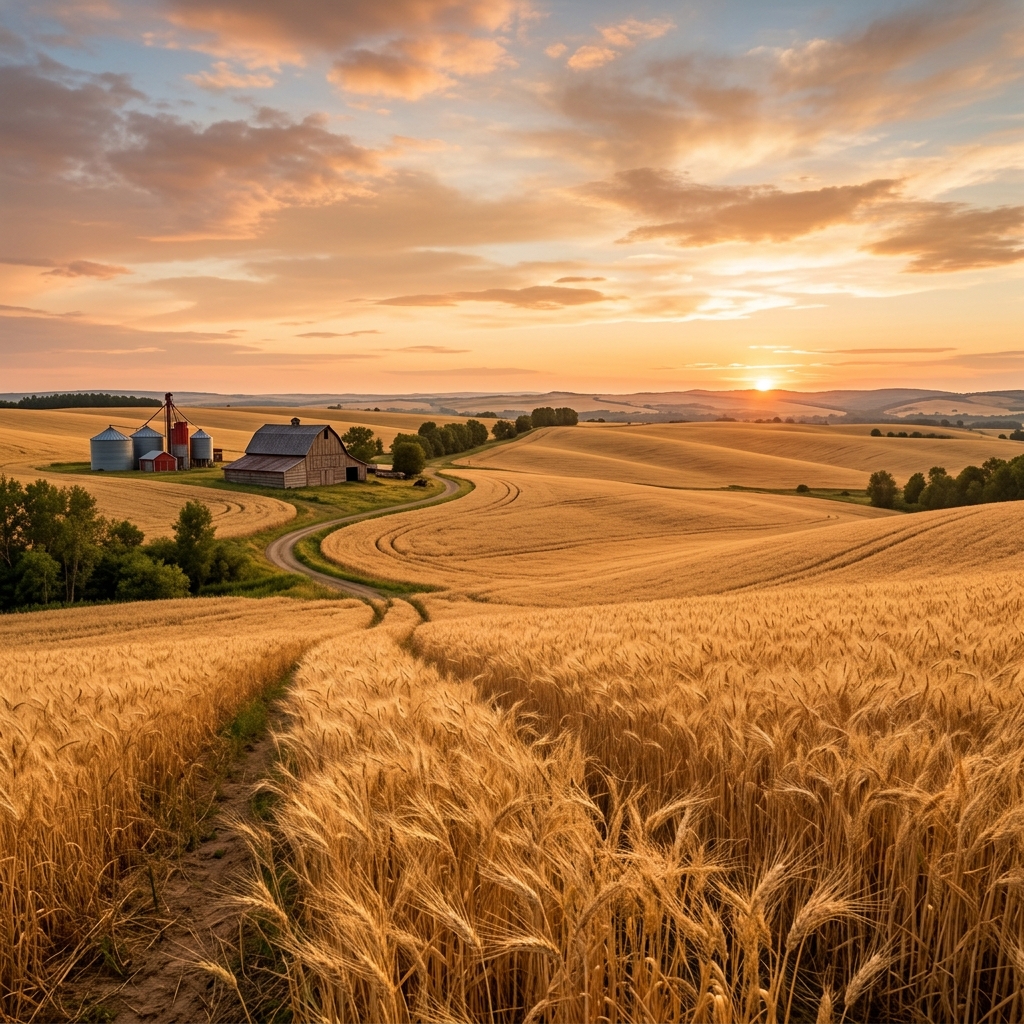 Золотое пшеничное поле — Уютное Ранчо